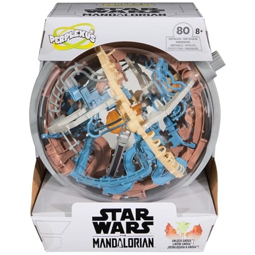 Perplexus &ndash; Star Wars, The Mandalorian, 3D-Kugellabyrinth mit 80 Hindernissen