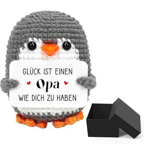 Mini-Pinguin Geschenk f&uuml;r Opa